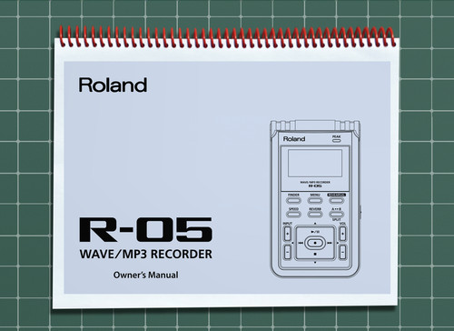 Roland manuale d uso - roland, r-05